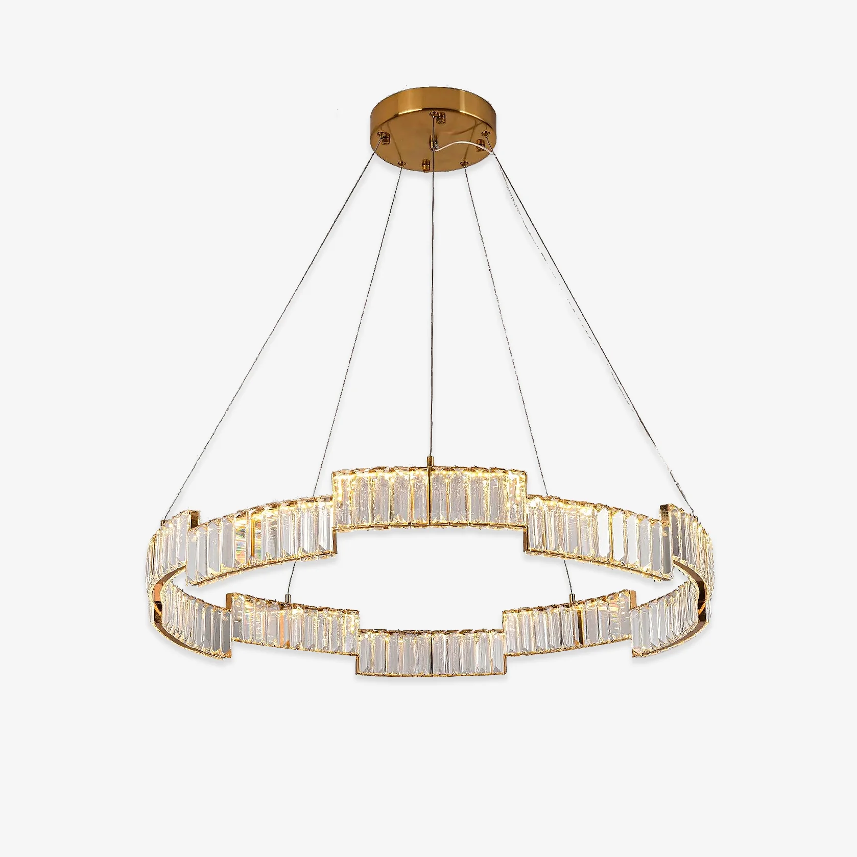 Innovative Stella kristallen LED-kroonluchter Breathable