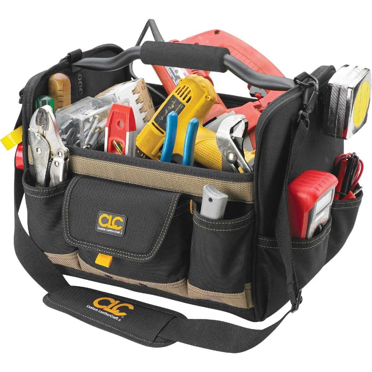 Expertly Made CLC 21-Pocket 14 In. Tool Tote Versatile