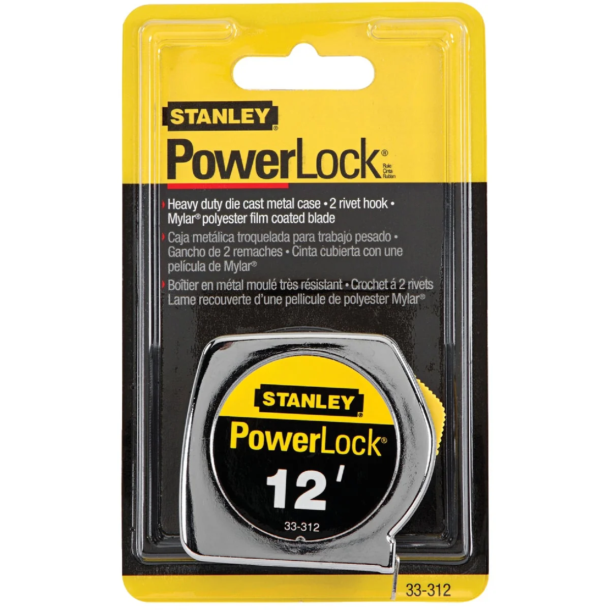 Flexible Stanley PowerLock 12 Ft. x 3 4 In. Tape Measure Eco-Friendly
