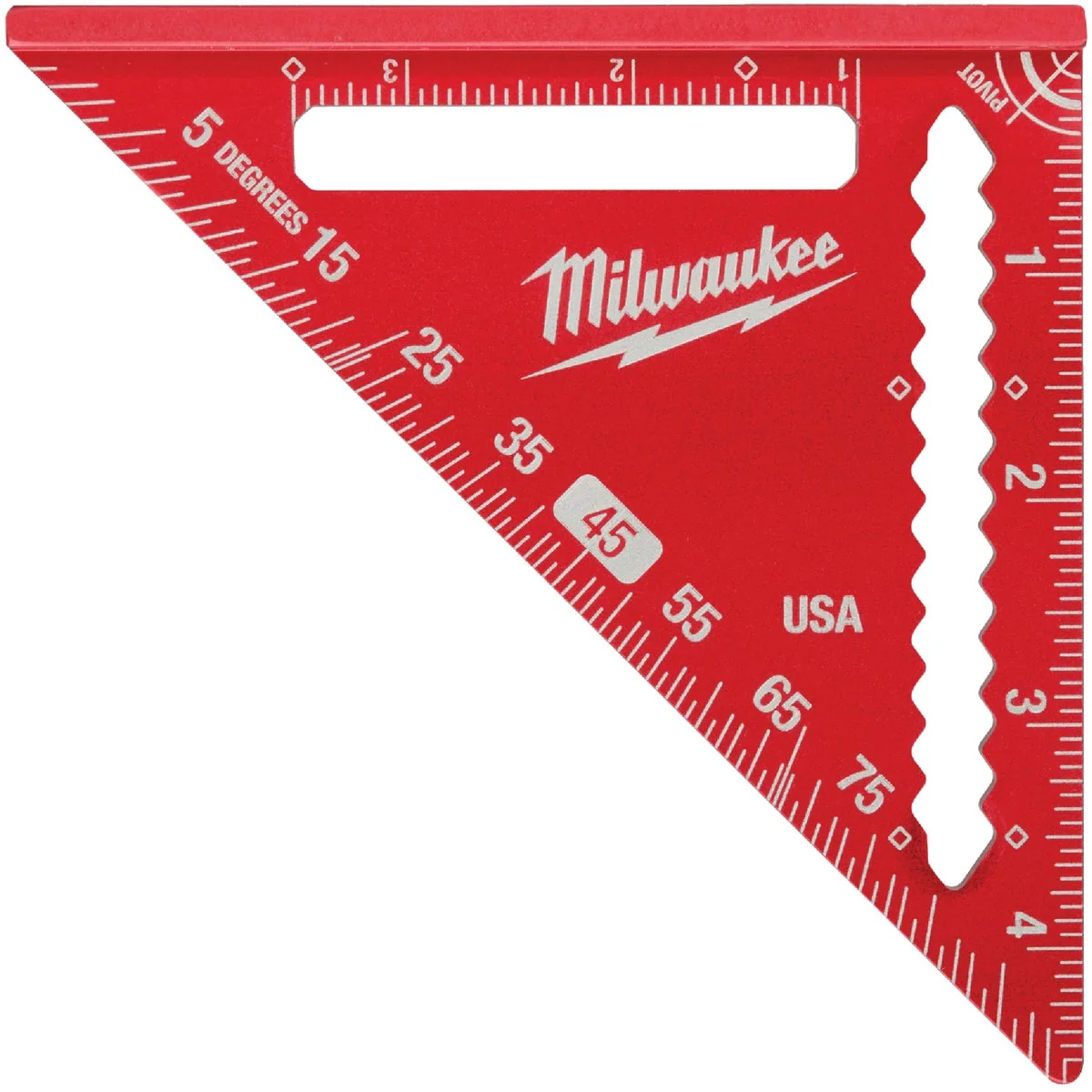 Quality Milwaukee 4-1 2 In. Aluminum Trim Rafter Square Premium