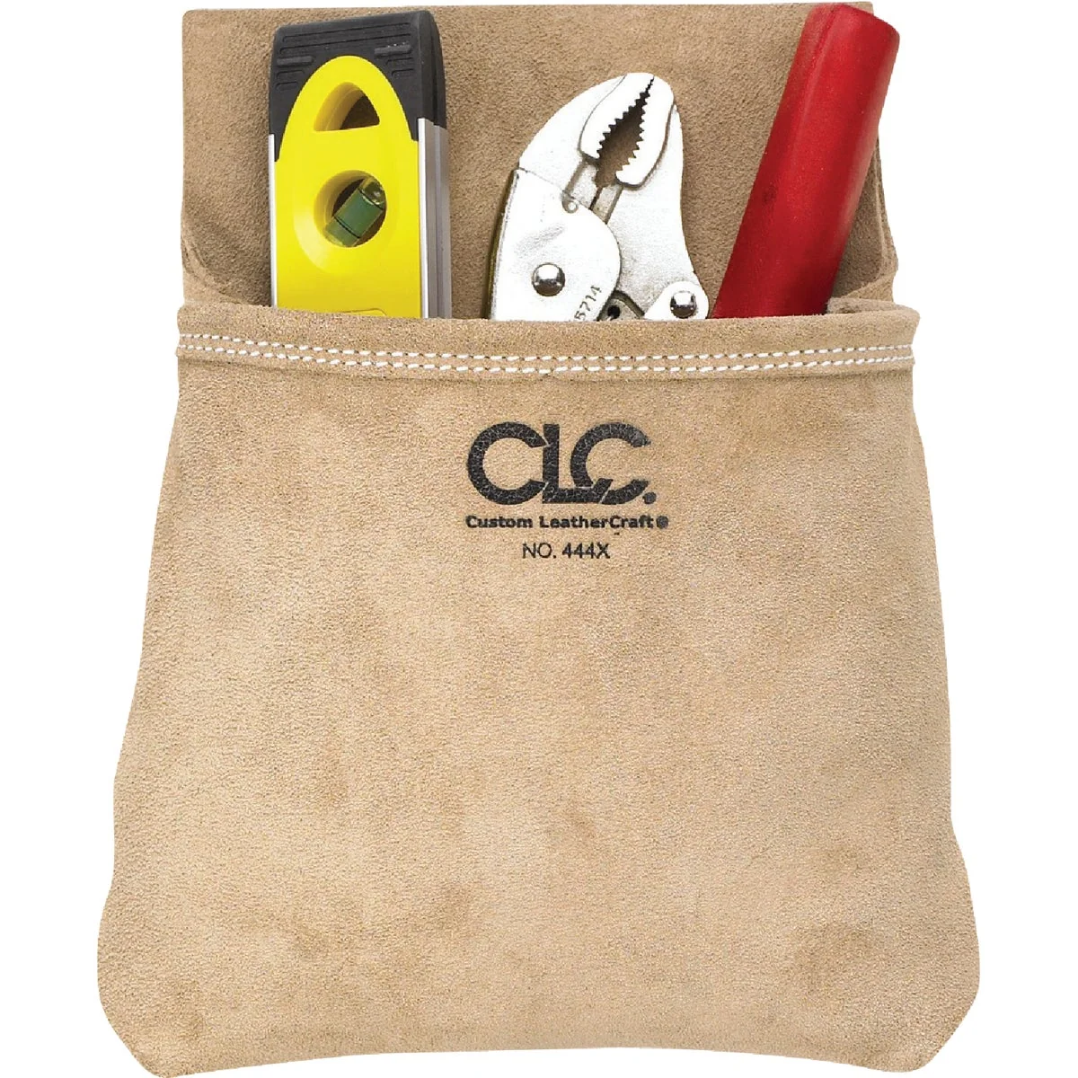 Dependable CLC Single Pocket Suede Leather Nail Tool Bag World-Class