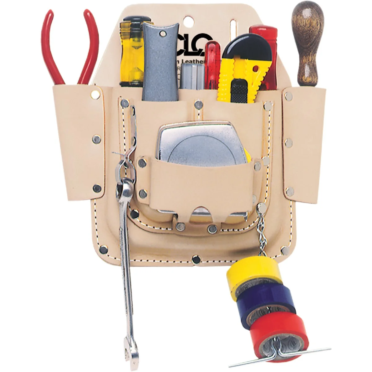 Secure CLC 6-Pocket Electrical and Maintenance Tool Pouch Lightweight