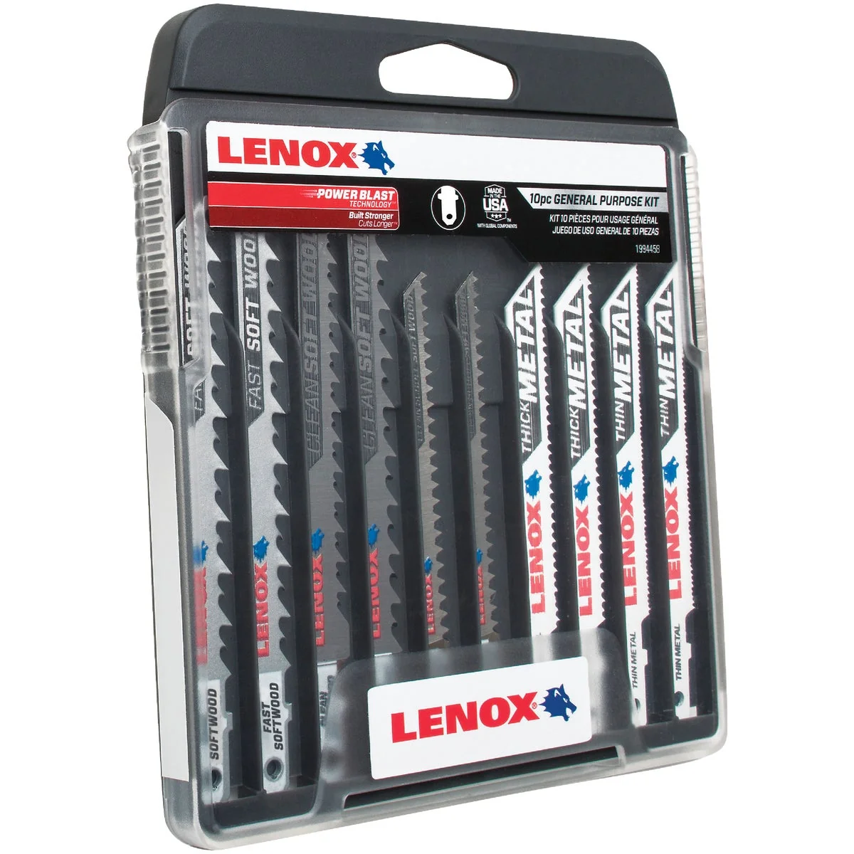 Enhanced Lenox 10-Piece T-Shank General Purpose Jig Saw Blade Assortment Healthy