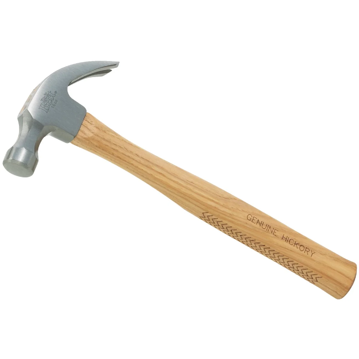 Lightweight Do it 16 Oz. Smooth-Face Curved Claw Hammer with Hickory Handle Consistent