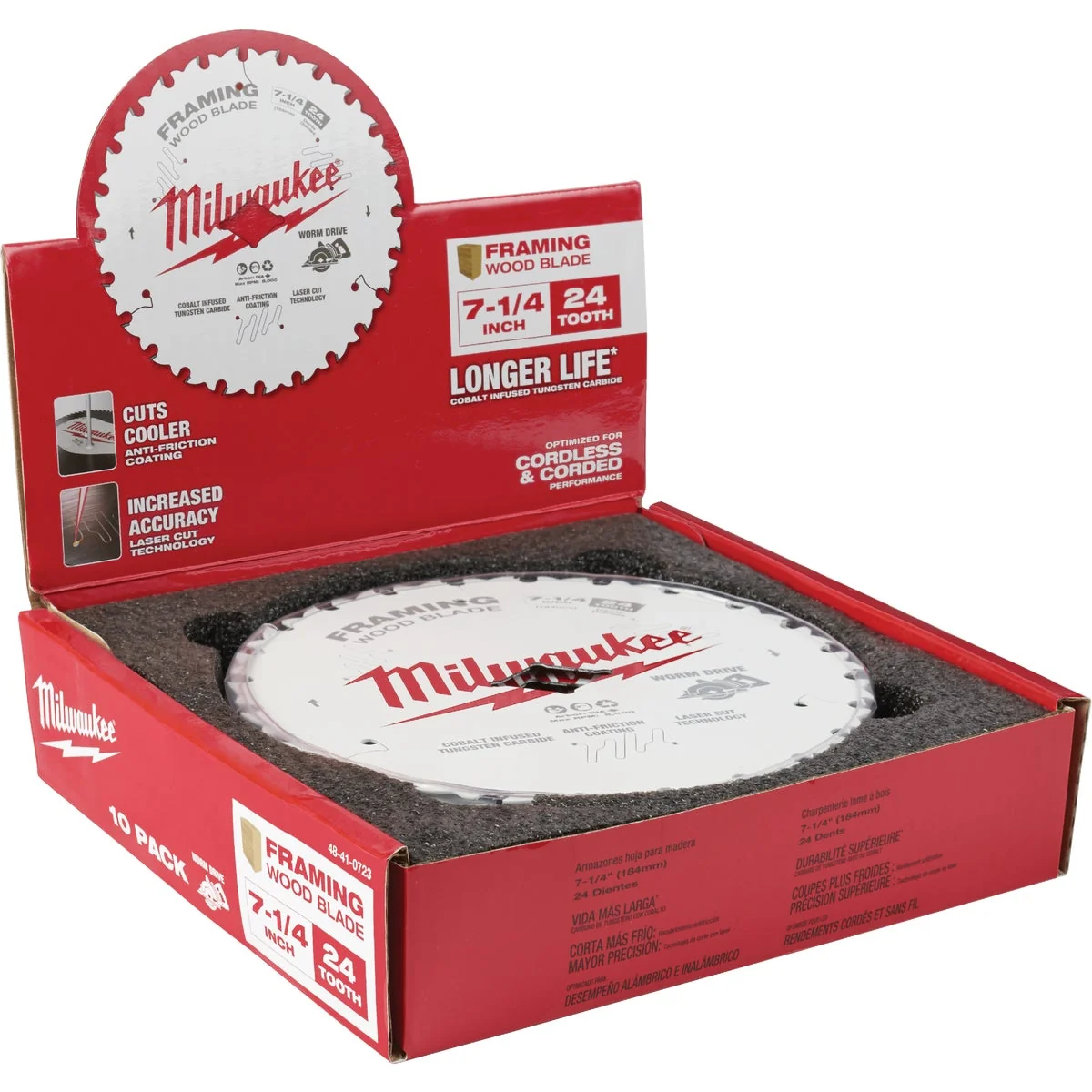 Proven Milwaukee 7-1 4 In. 24-Tooth Framing Worm Drive Circular Saw Blade Bulk Stylish