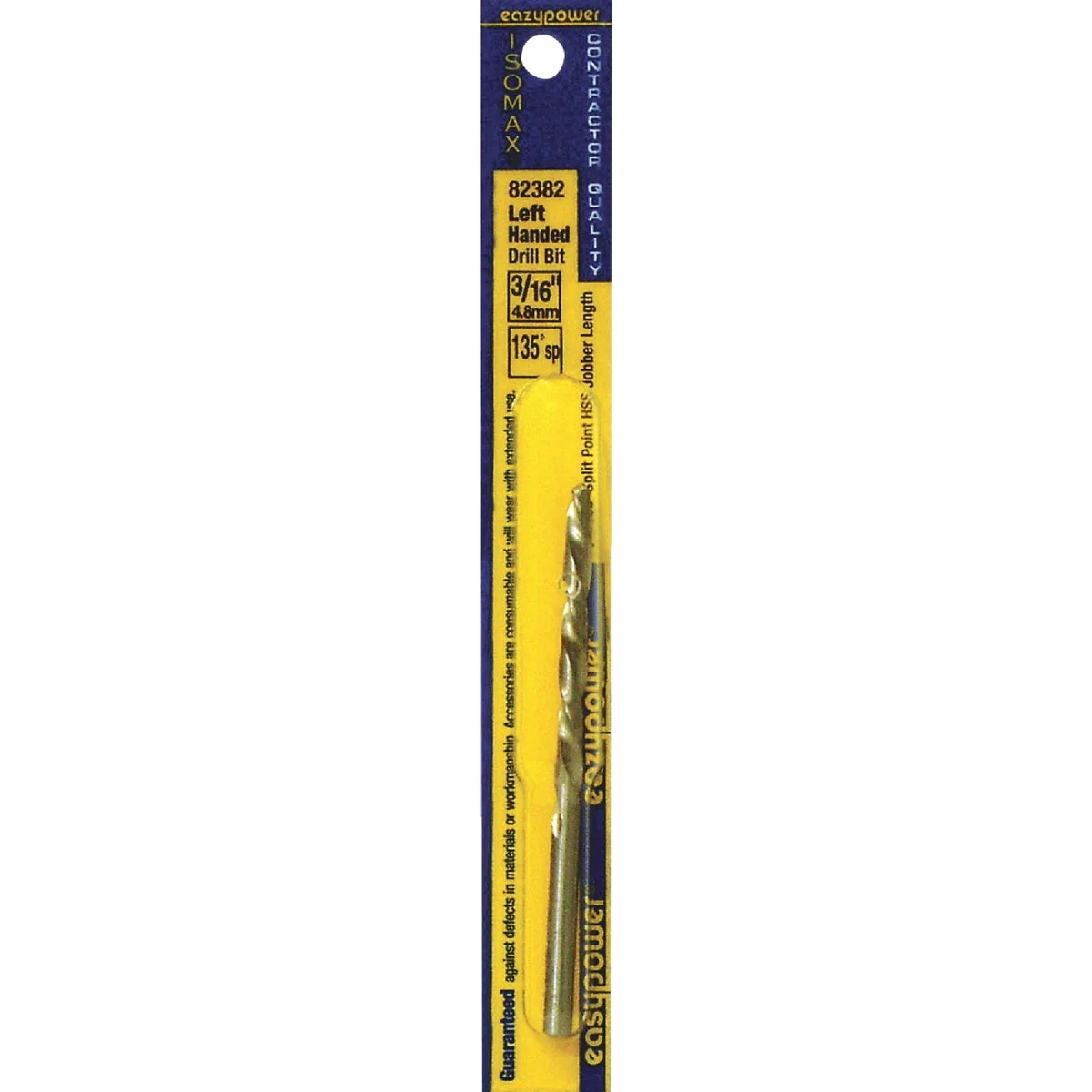 Contemporary Eazypower 3 16 In. High Speed Steel 135 deg Left Hand Drill Bit User-Friendly