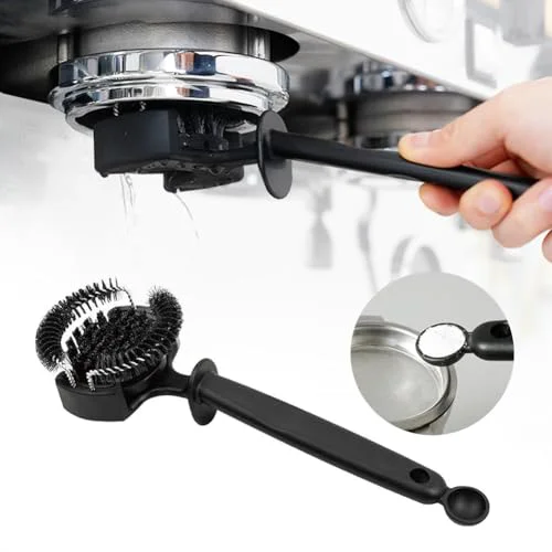 Functional Espresso Machine Cleaning Brush Grouphead Cleaning Brush V2 58mm Fine
