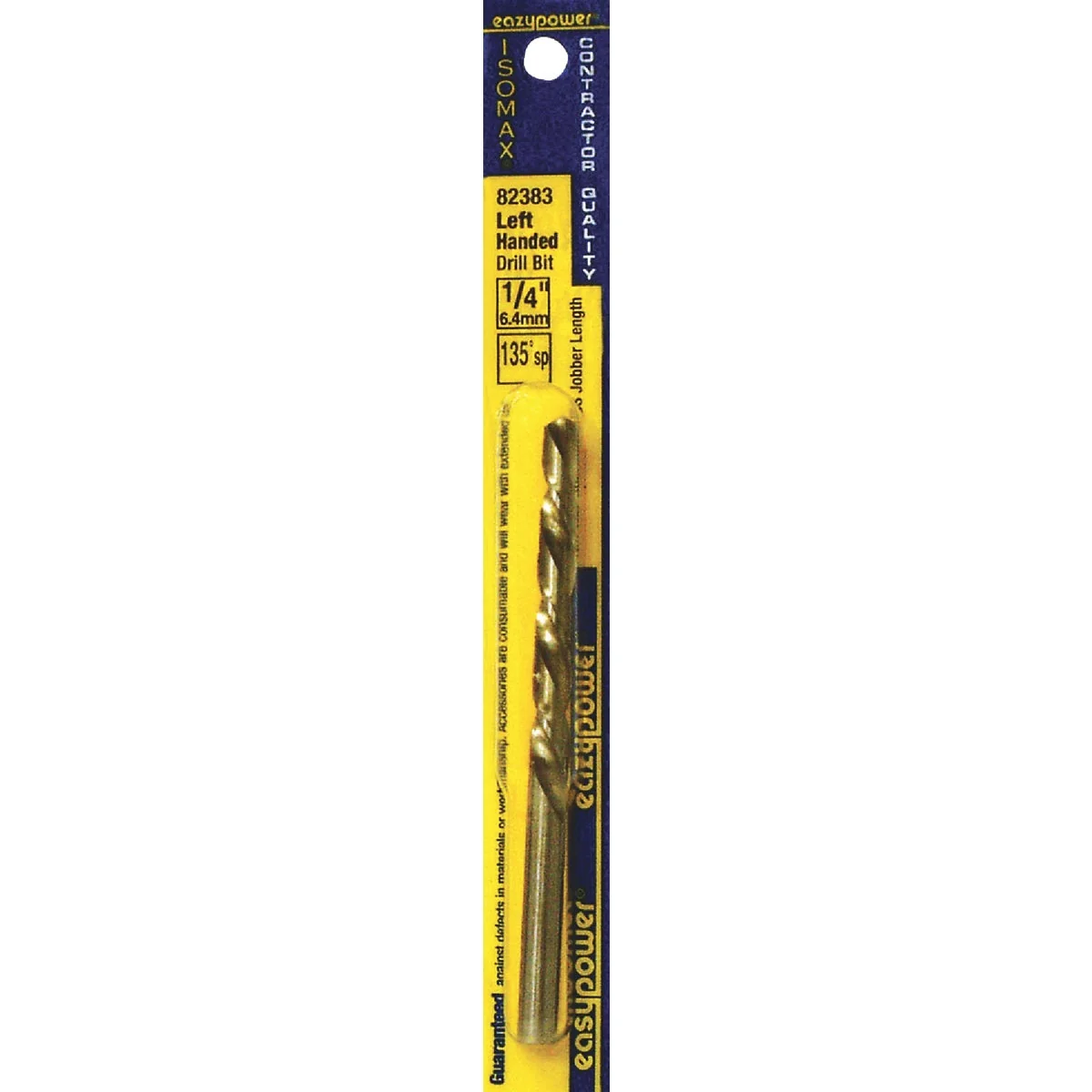 Artisan Eazypower 1 4 In. High Speed Steel 135 deg Left Hand Drill Bit Natural
