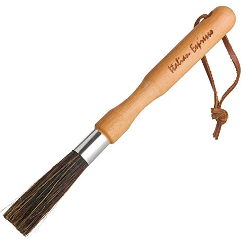 Functional Natural Pig Bristle Espresso Maker Brush with Oiled Beechwood Handle Responsible