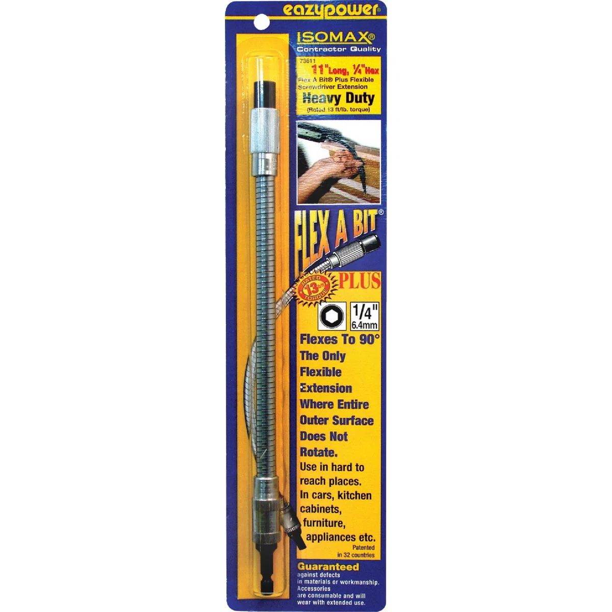 Natural Eazypower Flex-A-Bit 11 In. Flexible Bit Extension Unique