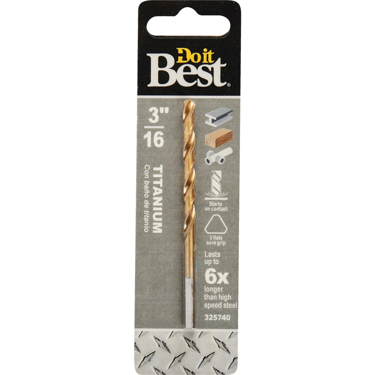 Premium Do it 3 16 In. Titanium Drill Bit Flexible