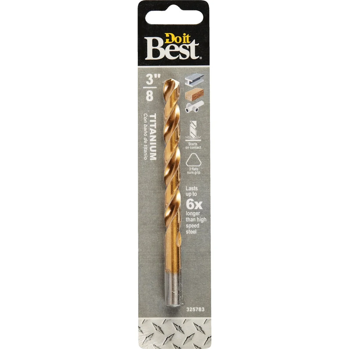 Authentic Do it 3 8 In. Titanium Drill Bit Crafted