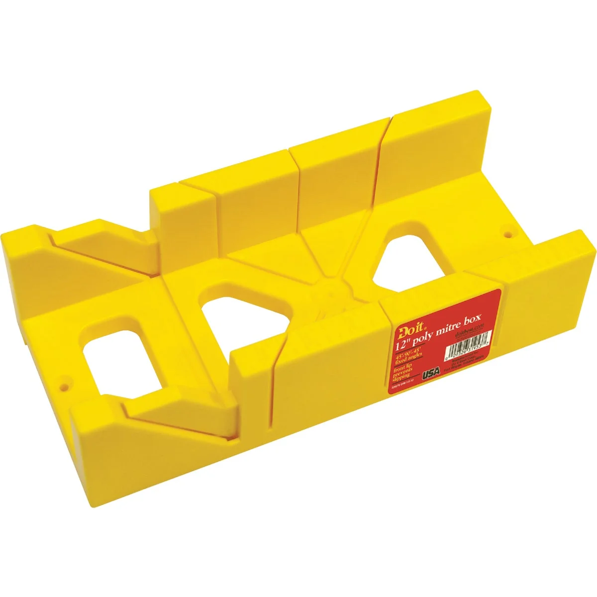 Reusable Do it Plastic 12 In. Miter Box Saw not Included Prestigious