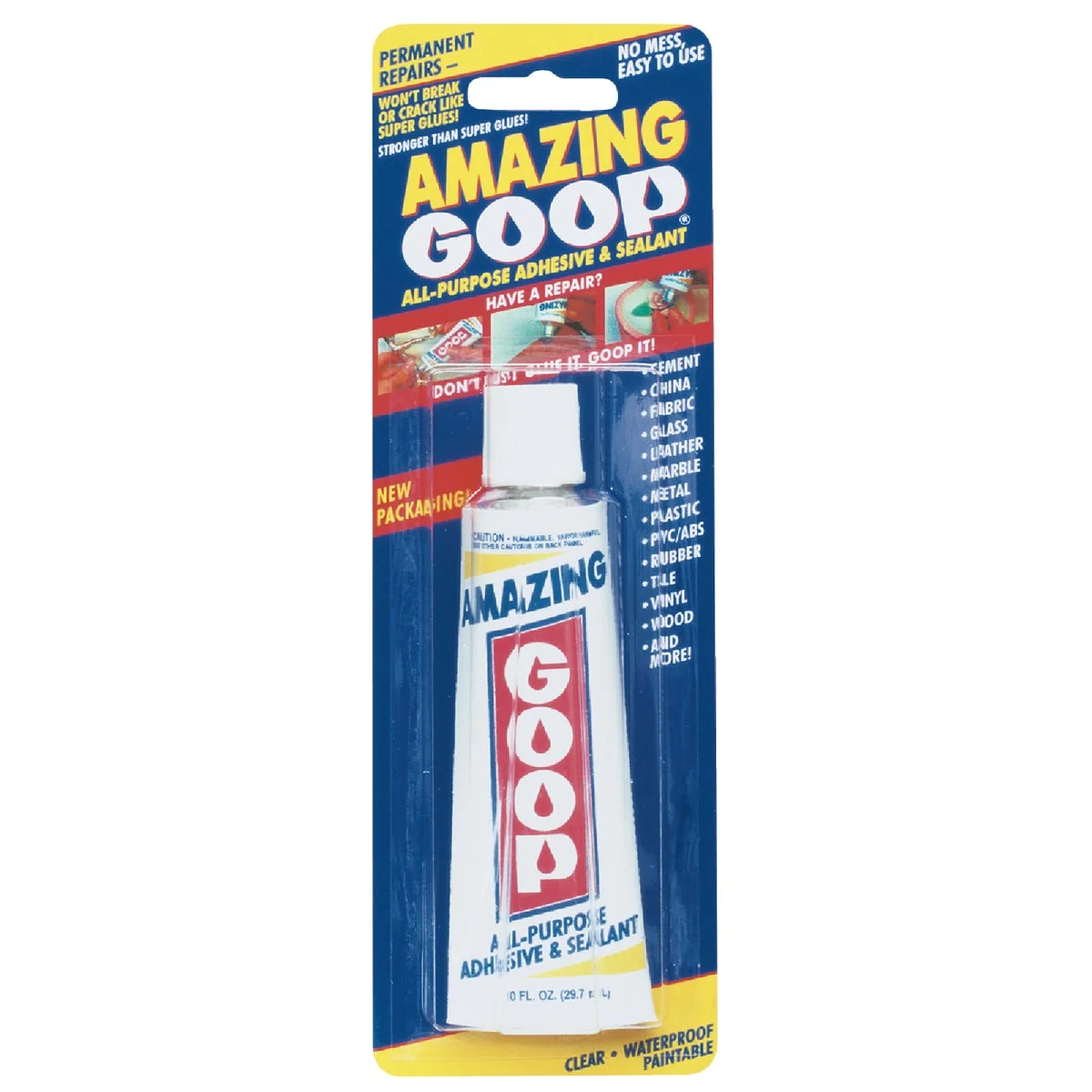 Relaxed Goop 1 Oz. Clear Multi-Purpose Adhesive Natural