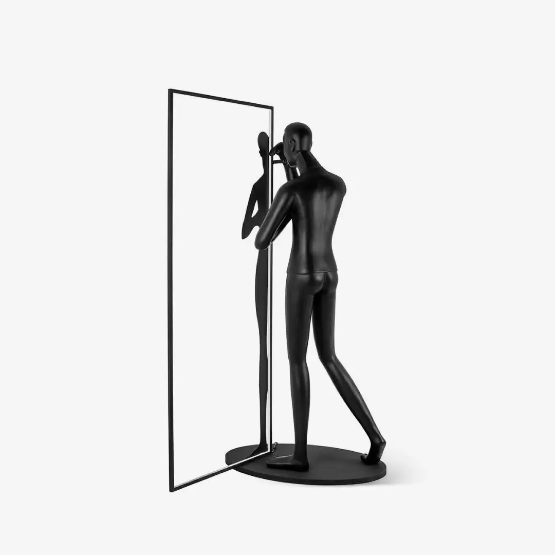 Functional Meneer Spiegel Sculptuur Vloerlamp Dependable