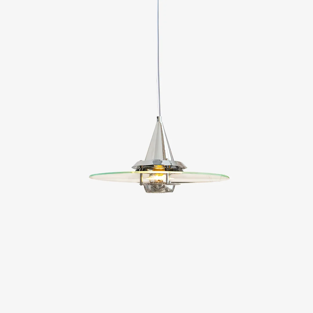 Lightweight Bauhaus glazen hanglamp Functional