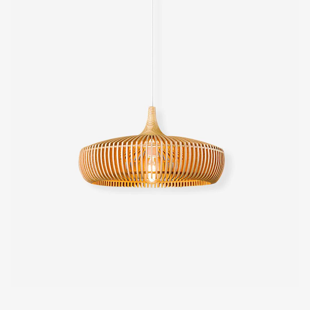 Clean Eenvoudige houten hanglamp Premium