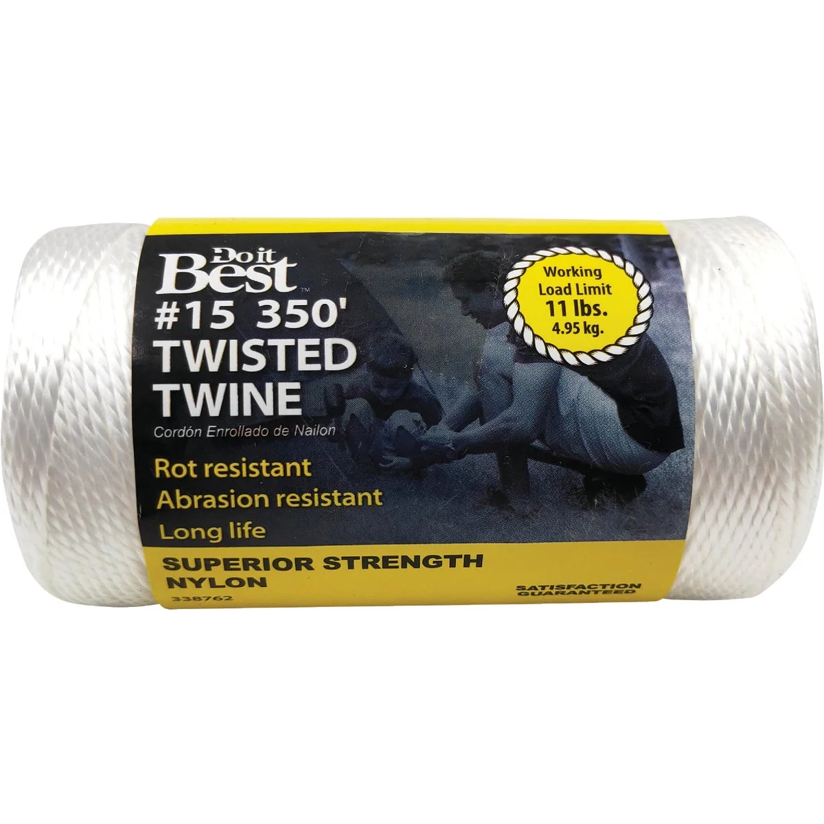 Exceptional Do it 15 x 350 Ft. White Nylon Twisted Twine Premium Material