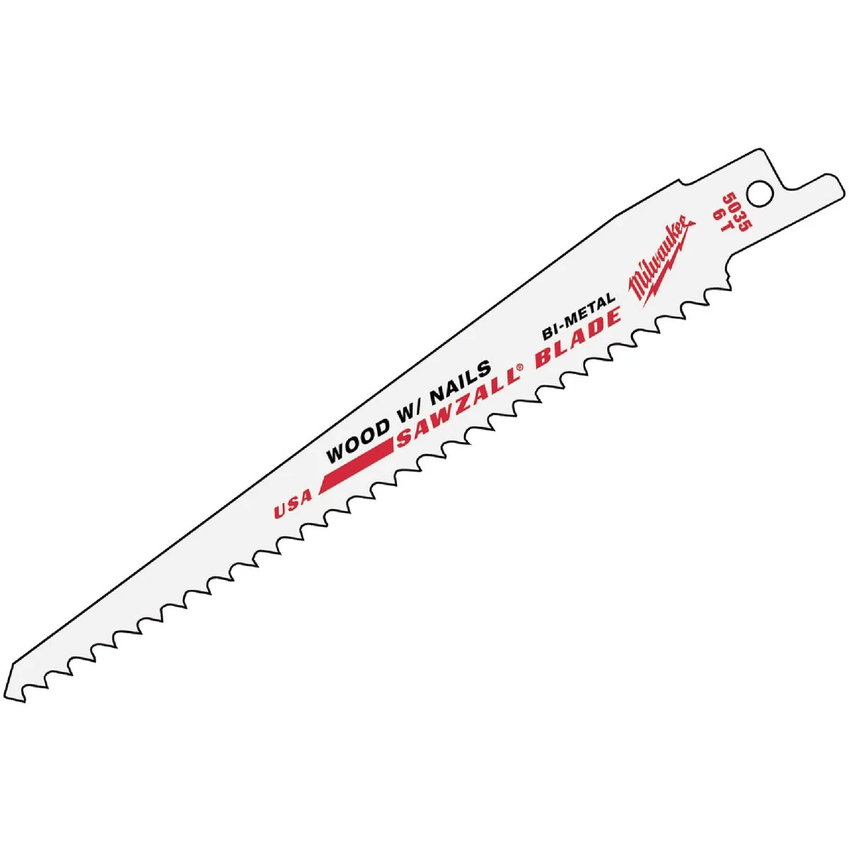 Minimalist Milwaukee Sawzall 8 In. 8 12 TPI Multi-Material Reciprocating Saw Blade 50-Pack Smooth