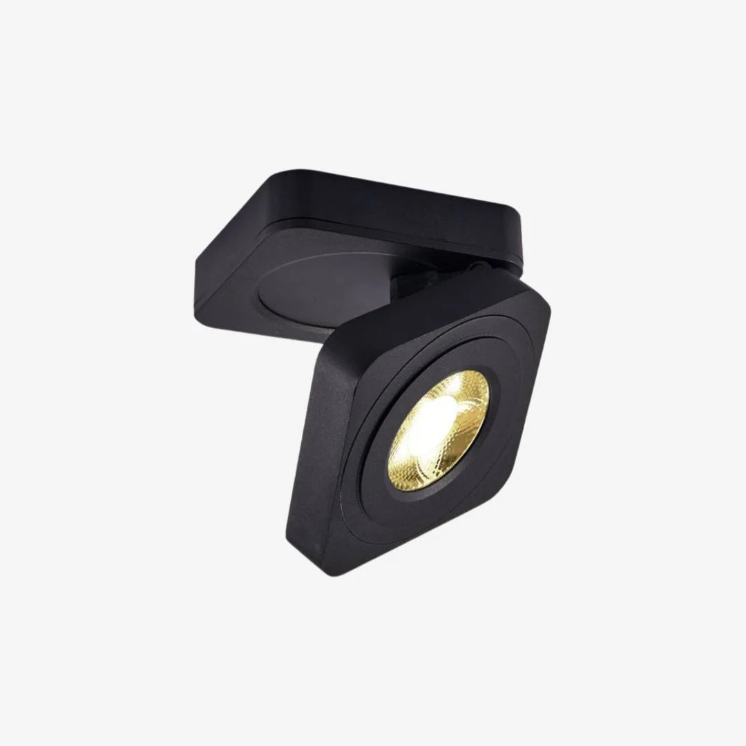 Lightweight Vierkante roterende LED-downlight World-Class