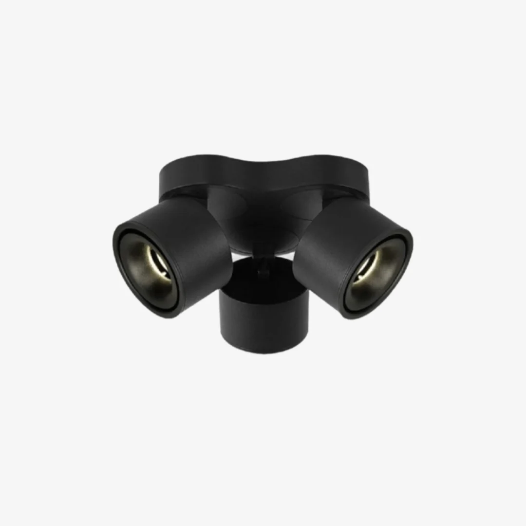 Original Driekoppige roterende downlight Eco-Friendly