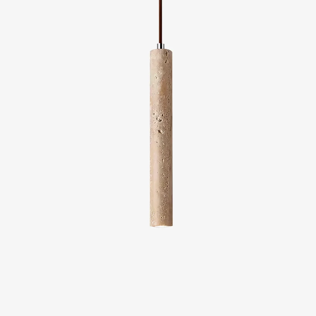 Organic Lange buisvormige hanglamp in limoenkleur Quality