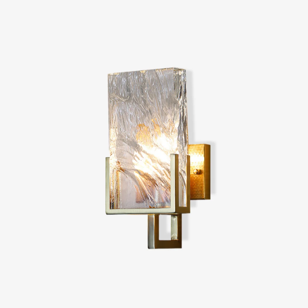 Certified IJskristal wandlamp Organic