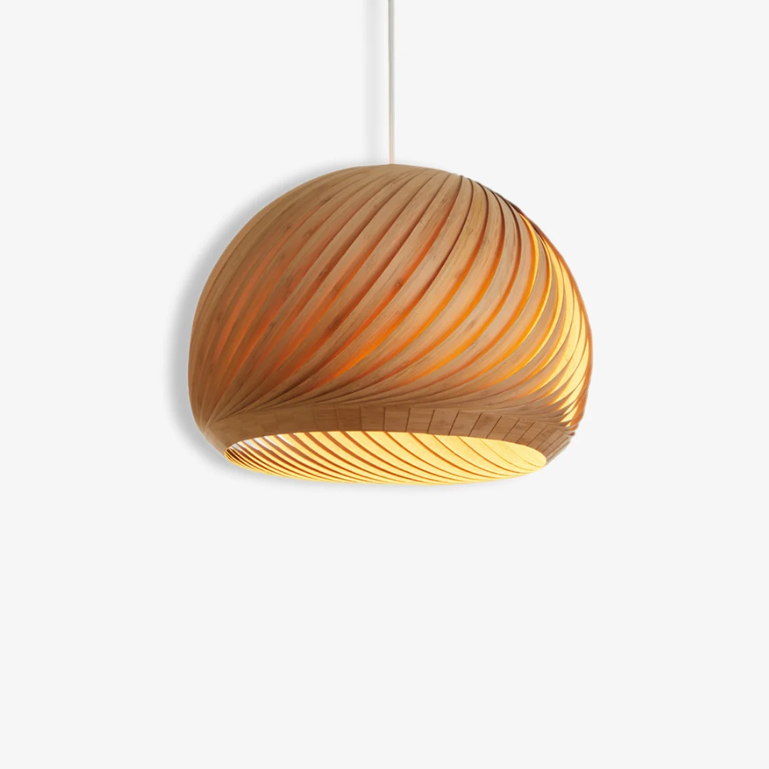 Elegant Deense roterende houten hanglamp Healthy