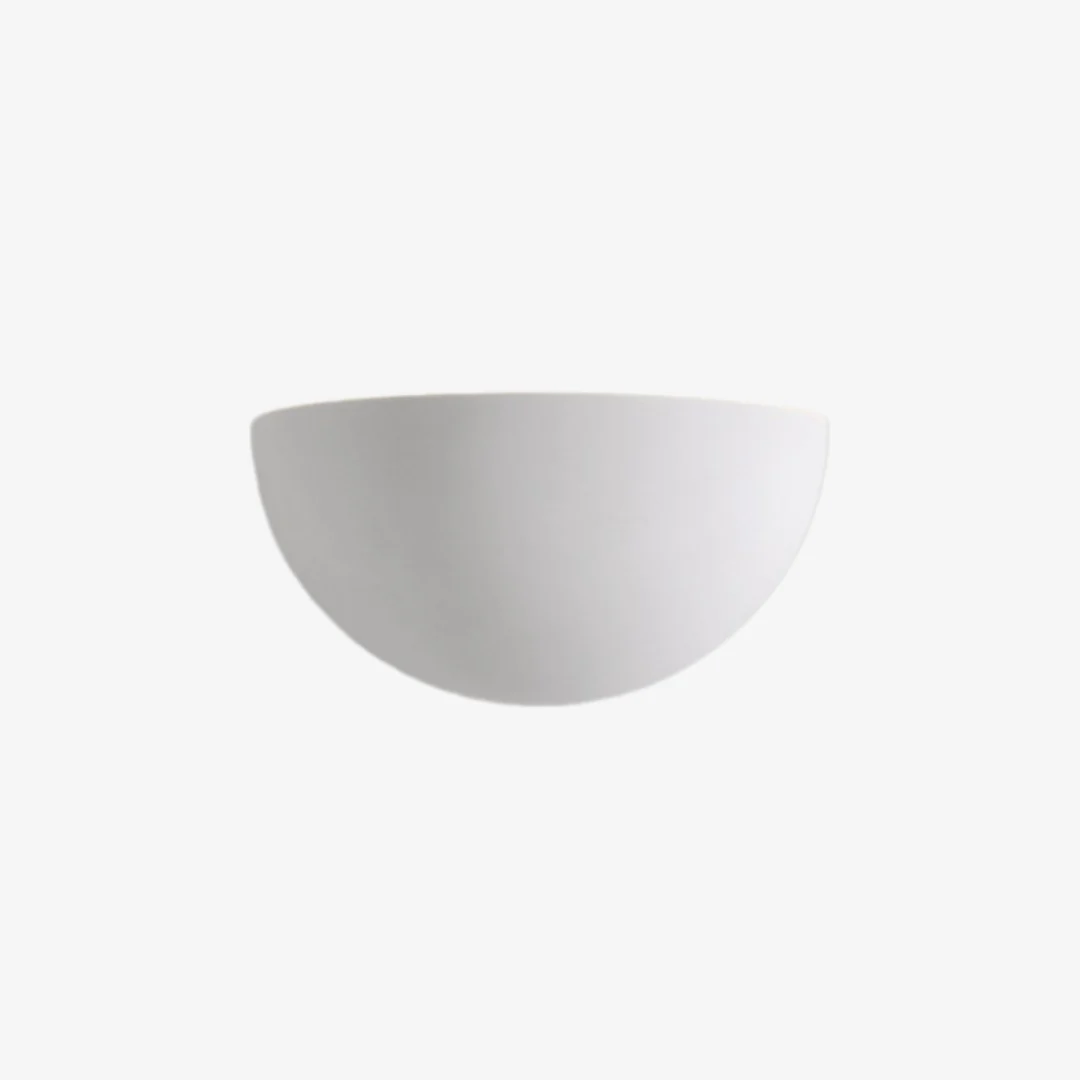 Healthy Halve cirkel gips wandlamp Expertly Made