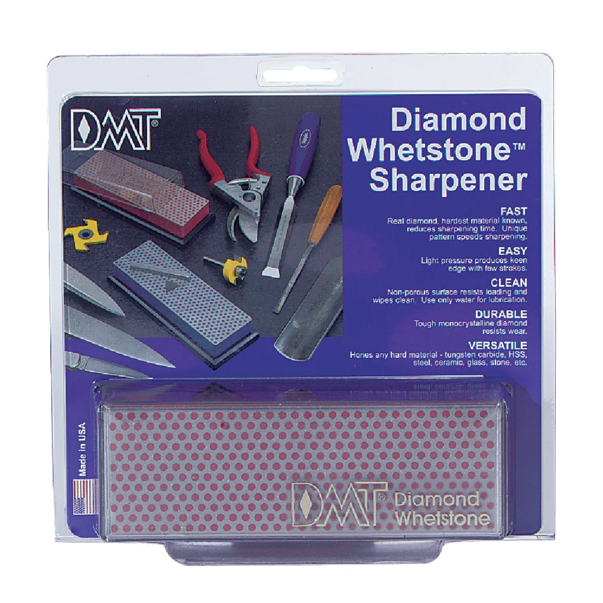 Contemporary Diamond Machine Tech 6 In. Diamond Whetstone Fine Sharpening Stone Verified