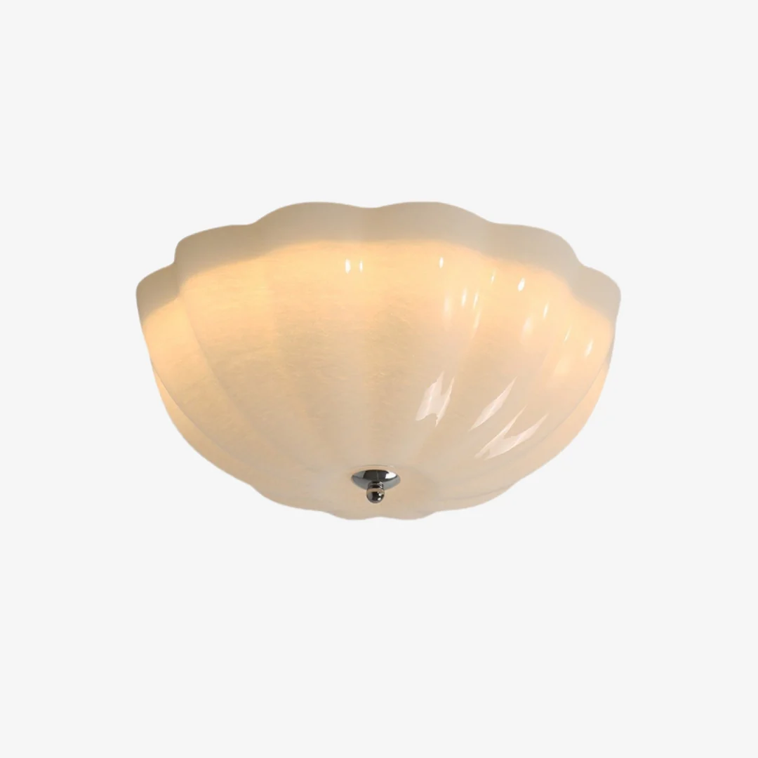 Proven Plafondlamp in de vorm van een crèmepudding Organic