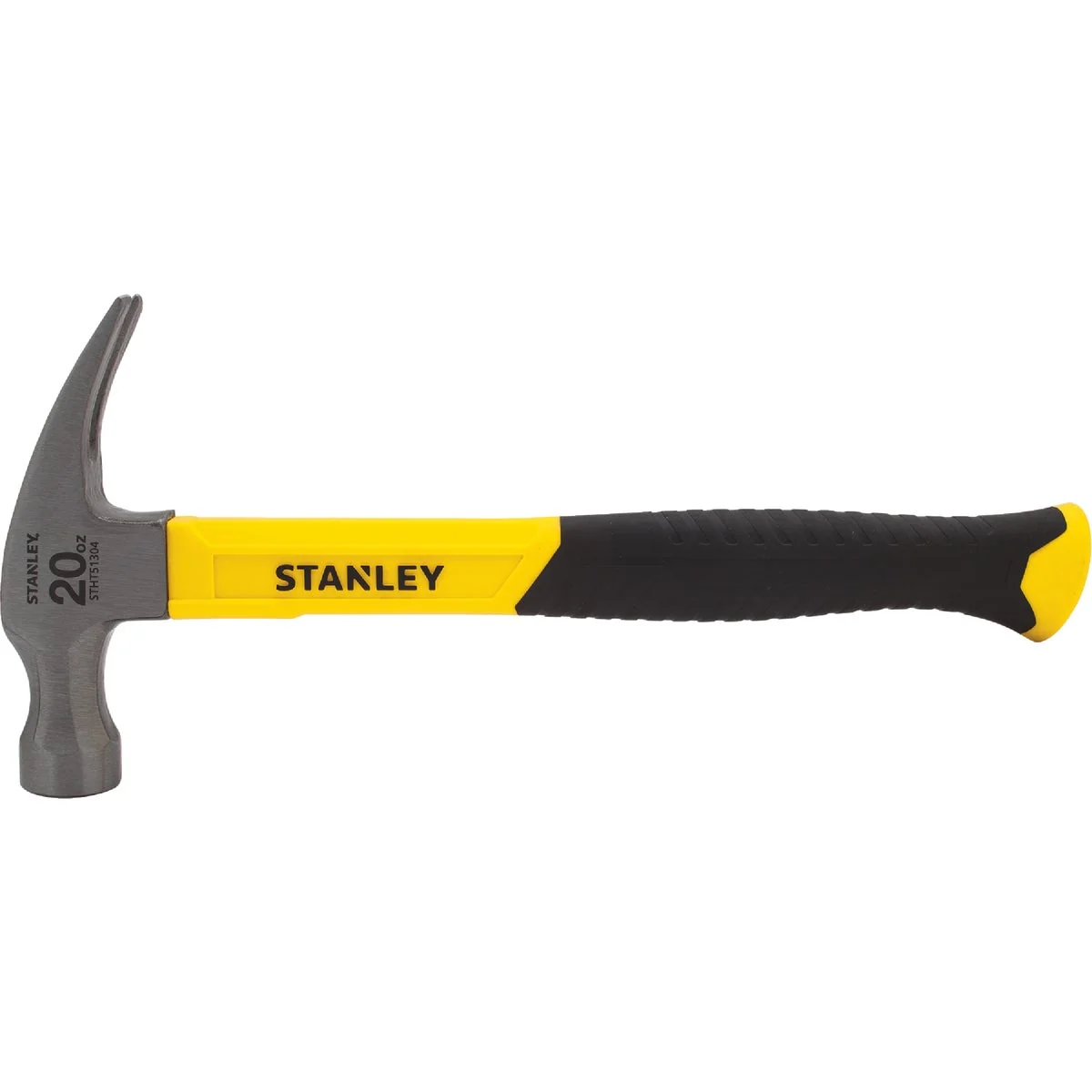 Smart Stanley 20 Oz. Smooth-Face Rip Claw Hammer with Fiberglass Handle Expertly Made