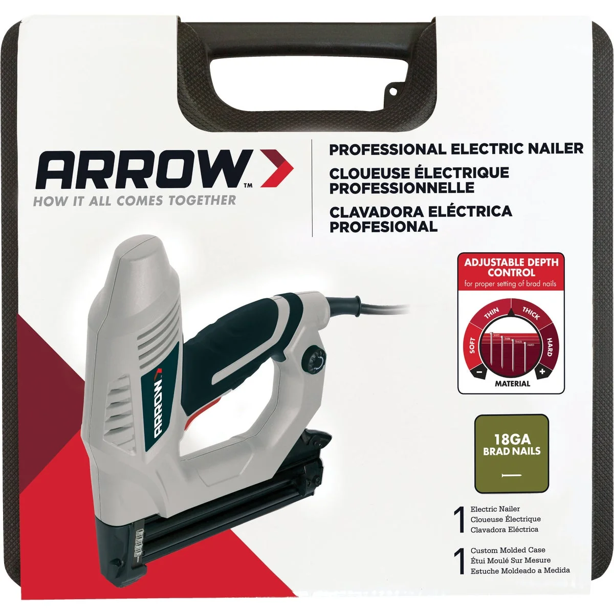 Innovative Arrow 18-Gauge Heavy-Duty Electric Brad Nailer Consistent