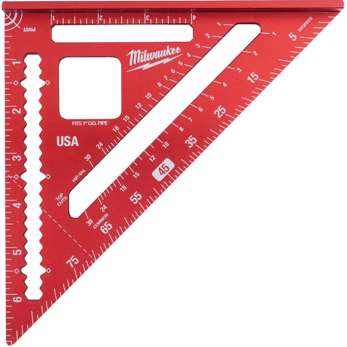 Contemporary Milwaukee 7 In. Aluminum Rafter Square Breathable