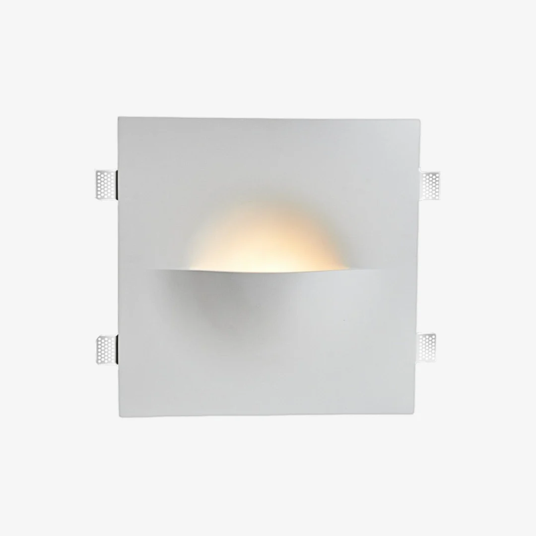 Elegant Wandlamp van gips zonder frame Flexible