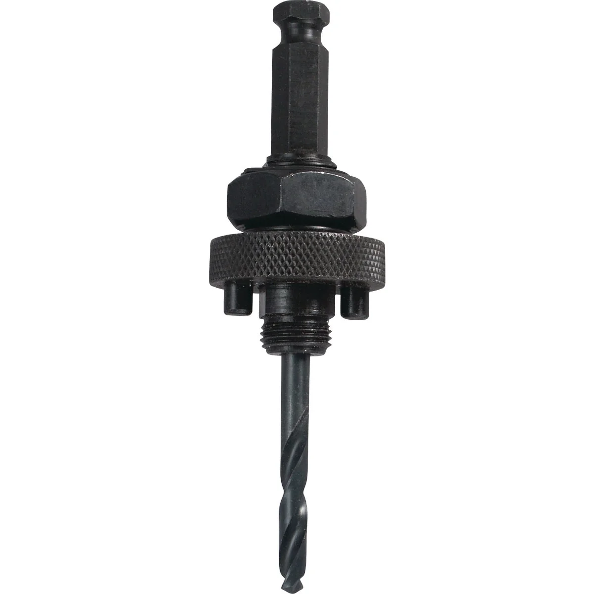 Practical Lenox 1 2 In. Hex Shank Arbor Hole Saw Mandrel Fits 1-1 4 In. to 6 In. Hole Saws Lightweight