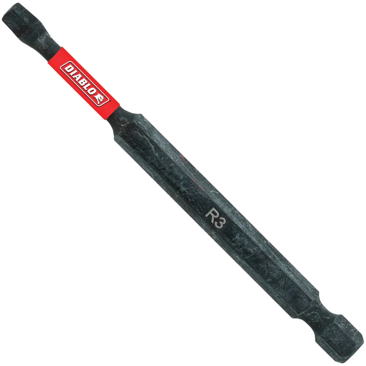 Expertly Made Diablo 2 Square Recess 3-1 2 In. Power Impact Screwdriver Bit Natural