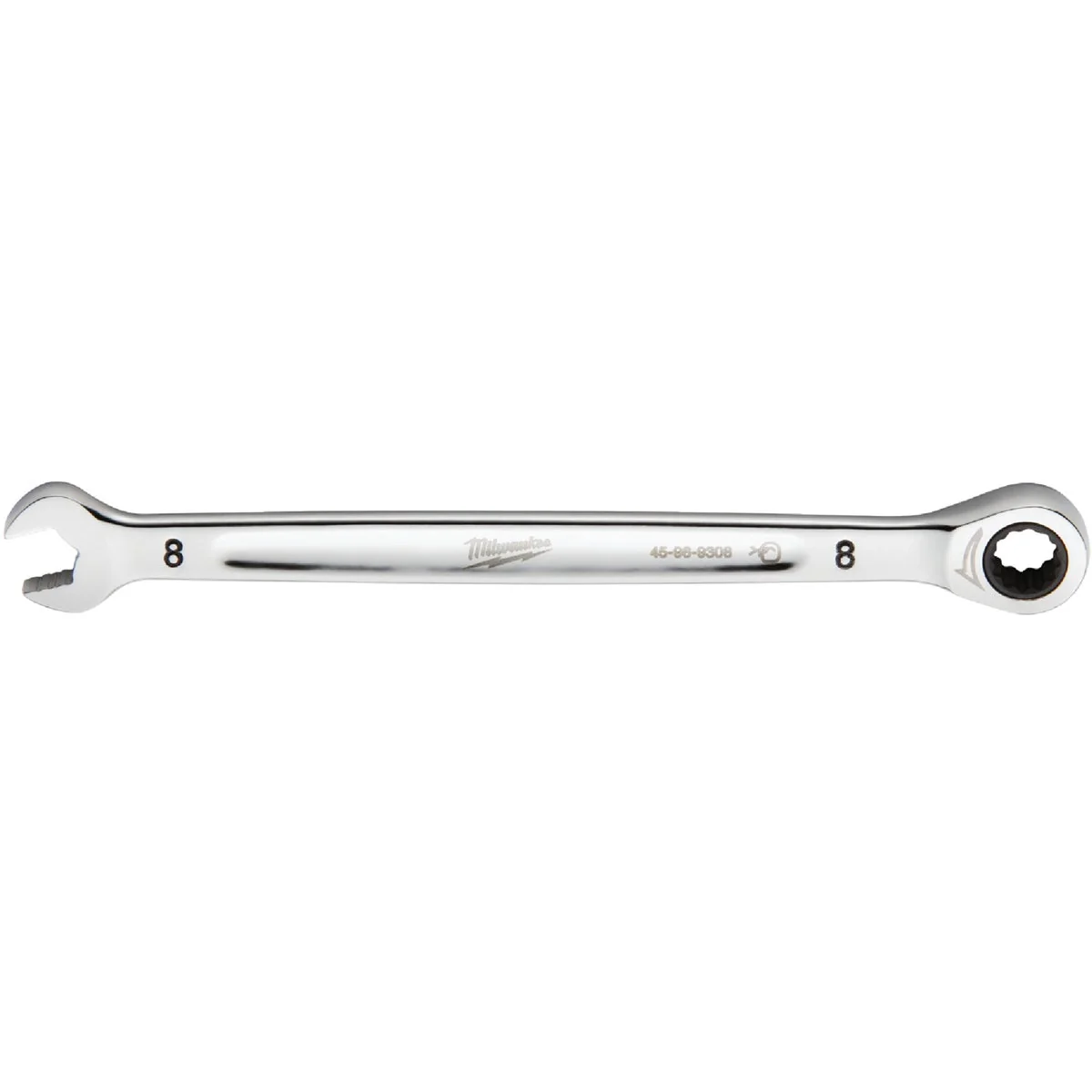 Authentic Milwaukee Metric 8 mm 12-Point Ratcheting Combination Wrench Consistent