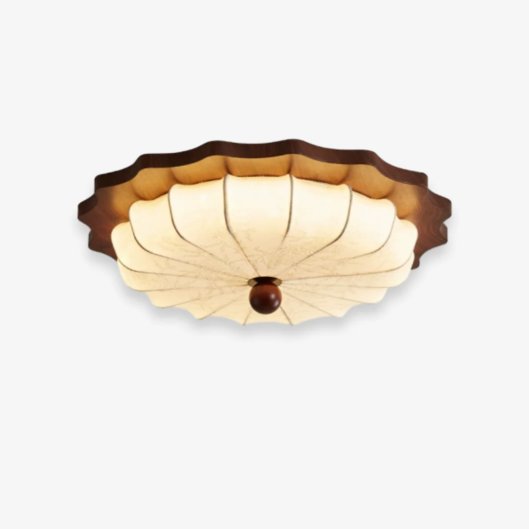 Artisan Amerikaanse houten rijm plafondlamp Exceptional