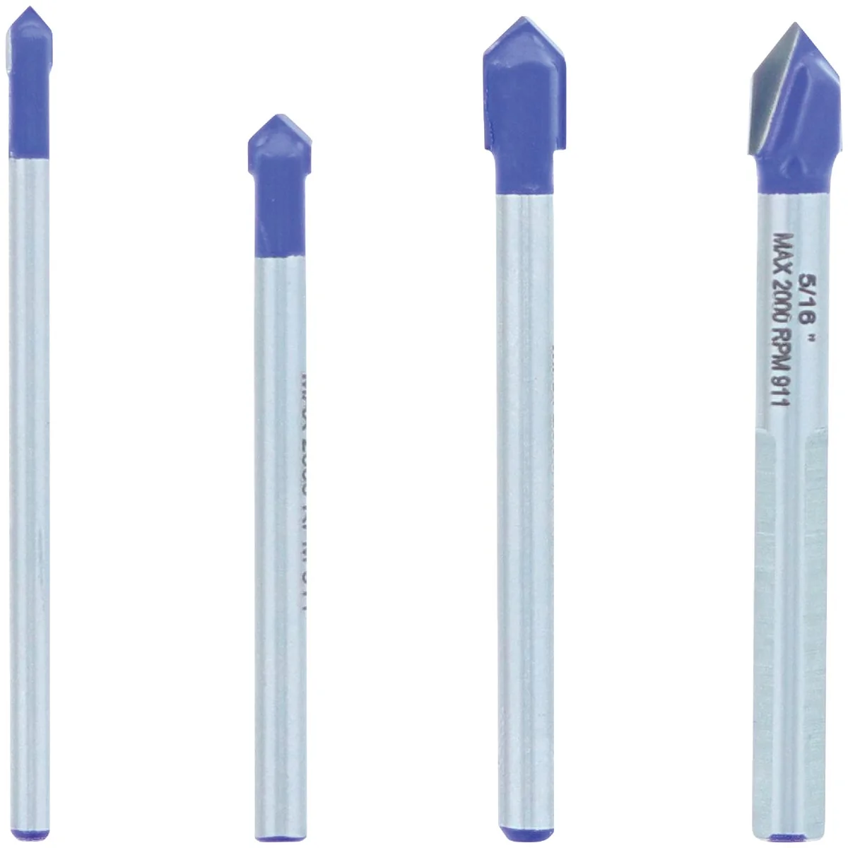 User-Friendly AvantiPRO Glass Tile Bit Set 4-Piece Easy-to-Use