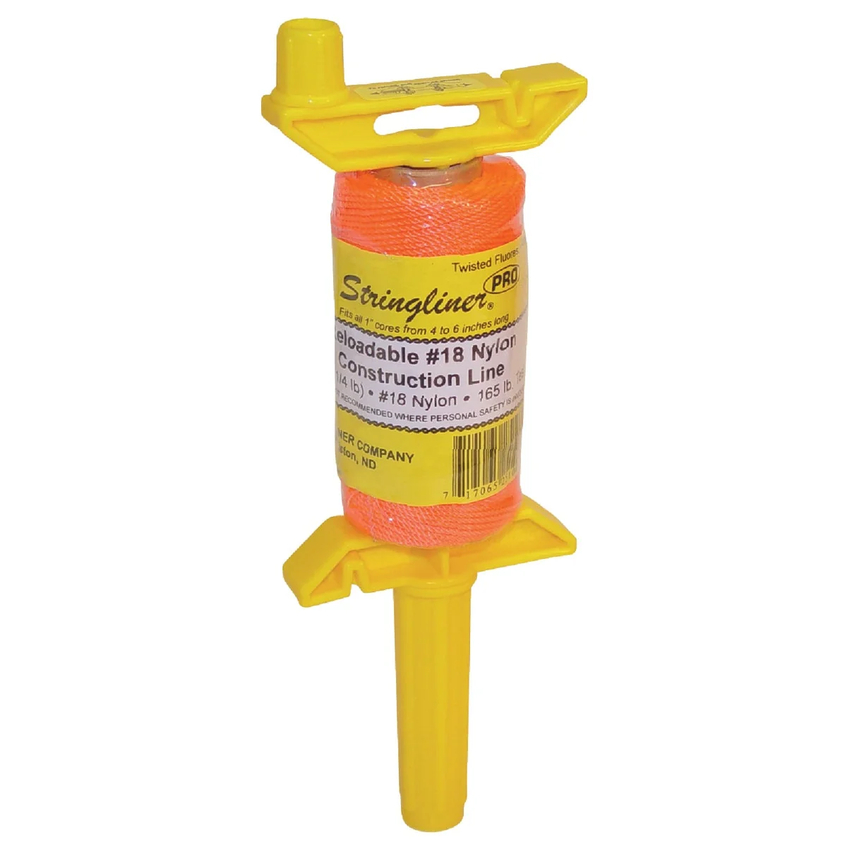 Superior Stringliner PRO 270 Ft. Fluorescent Orange Twisted Nylon Mason Line Reel Unique