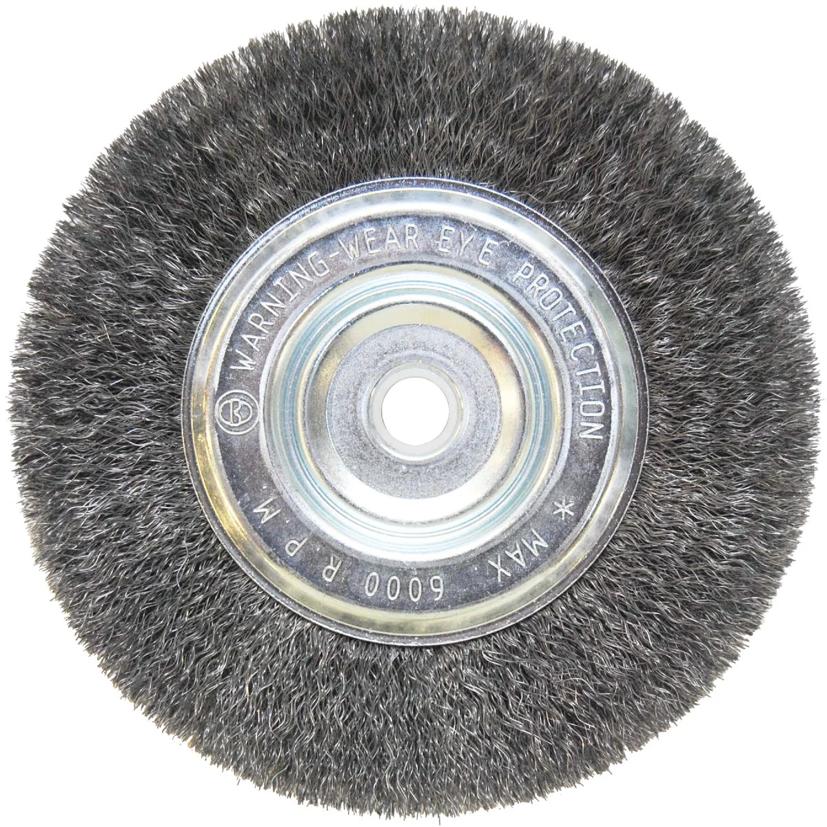 Convenient Weiler Vortec 6 In. Crimped Fine 5 8 Bench Grinder Wire Wheel Solid