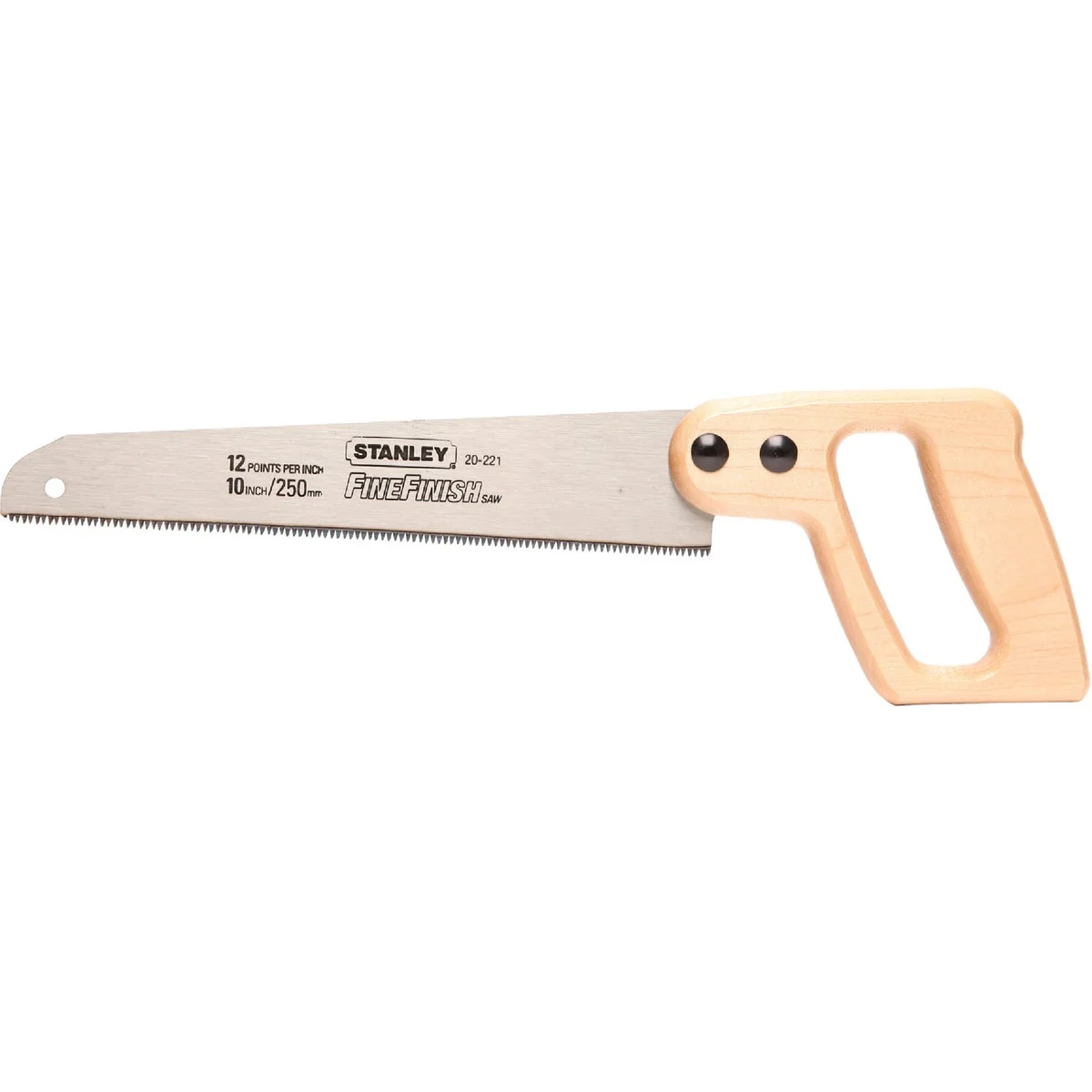 Traditional Stanley 10 In. L. Blade 12 PPI Maple Handle Hand Saw Exclusive