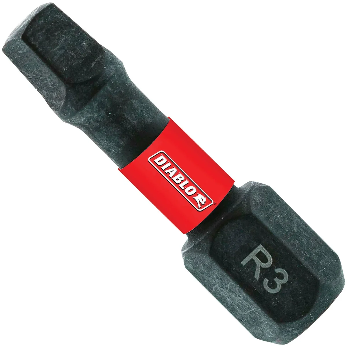 Flexible Diablo 3 Square Recess 1 In. Insert Impact Screwdriver Bit 5-Pack Certified