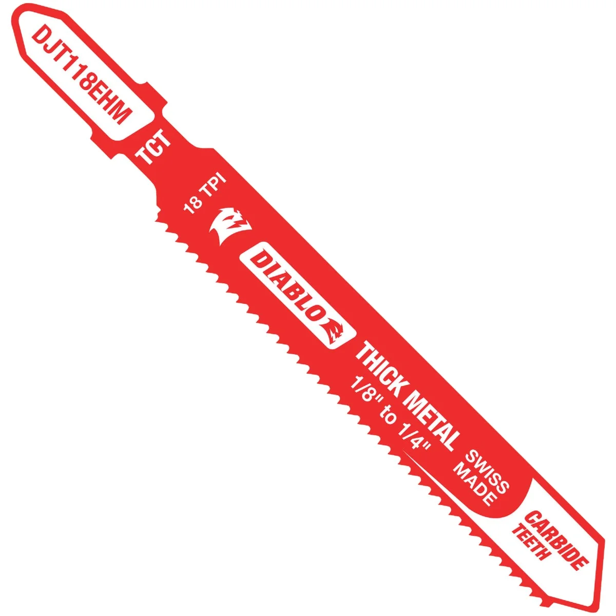 High-Performance Diablo T-Shank 3-1 4 In. 18 TPI Carbide Jig Saw Blade for Thick Metal High-Grade