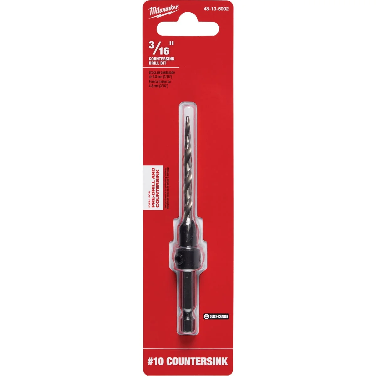 Relaxed Milwaukee 10 – 3 16 In. High Speed Steel Countersink Bit High-End