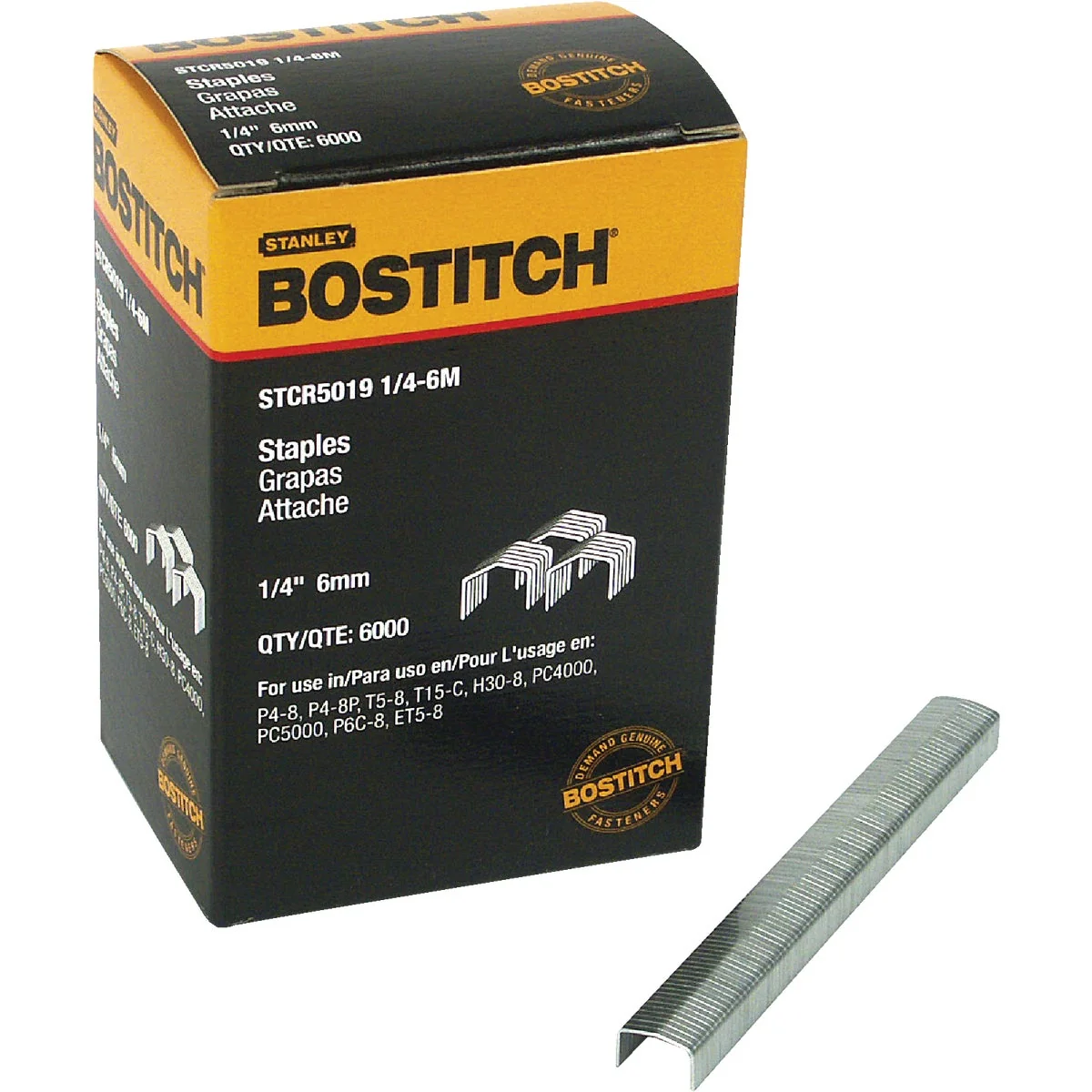 Versatile Bostitch Powercrown Hammer Tacker Staple 1 4 In. 6000-Pack Reusable
