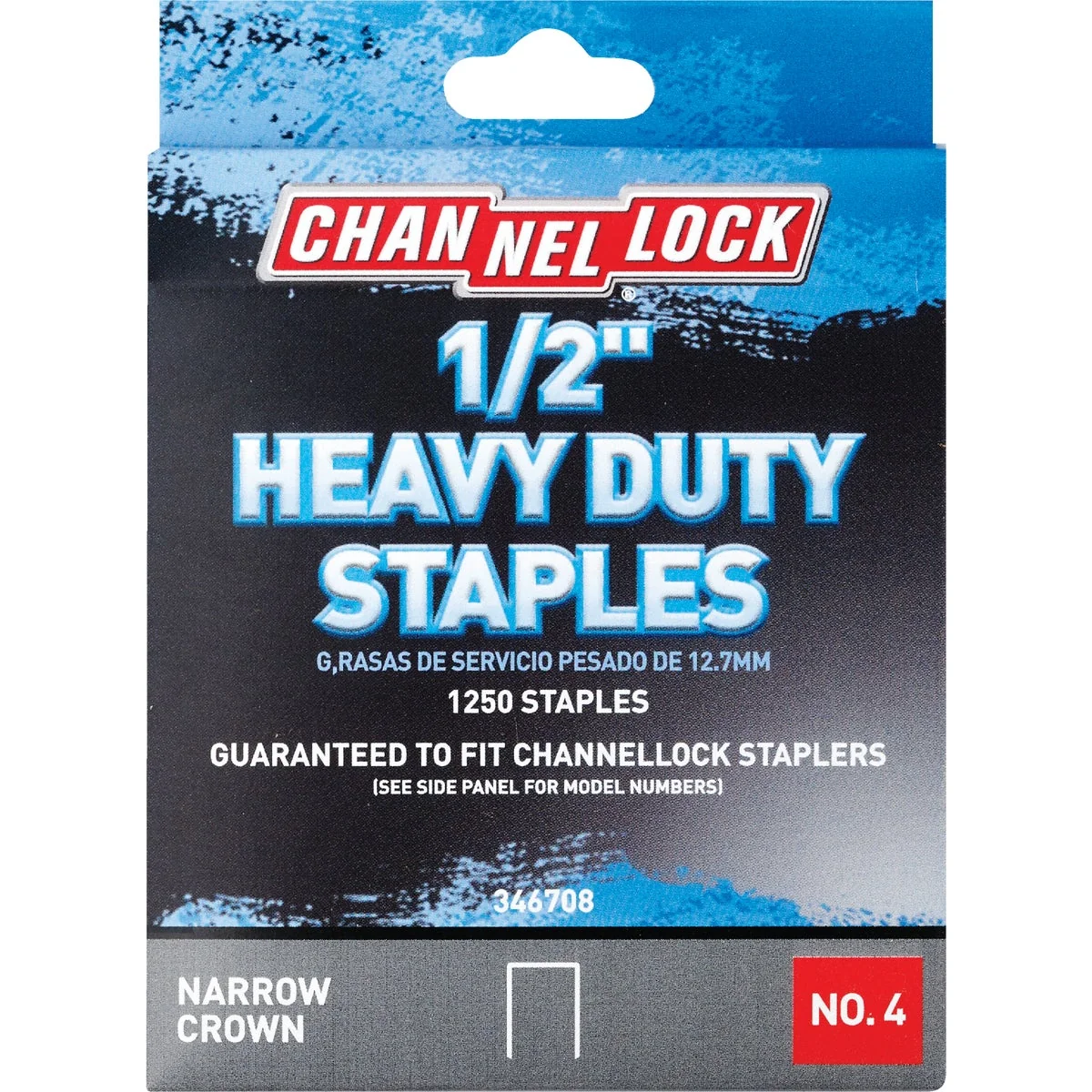 Responsible Channellock No. 4 Heavy-Duty Narrow Crown Staple 1 2 In. 1250-Pack Luxury