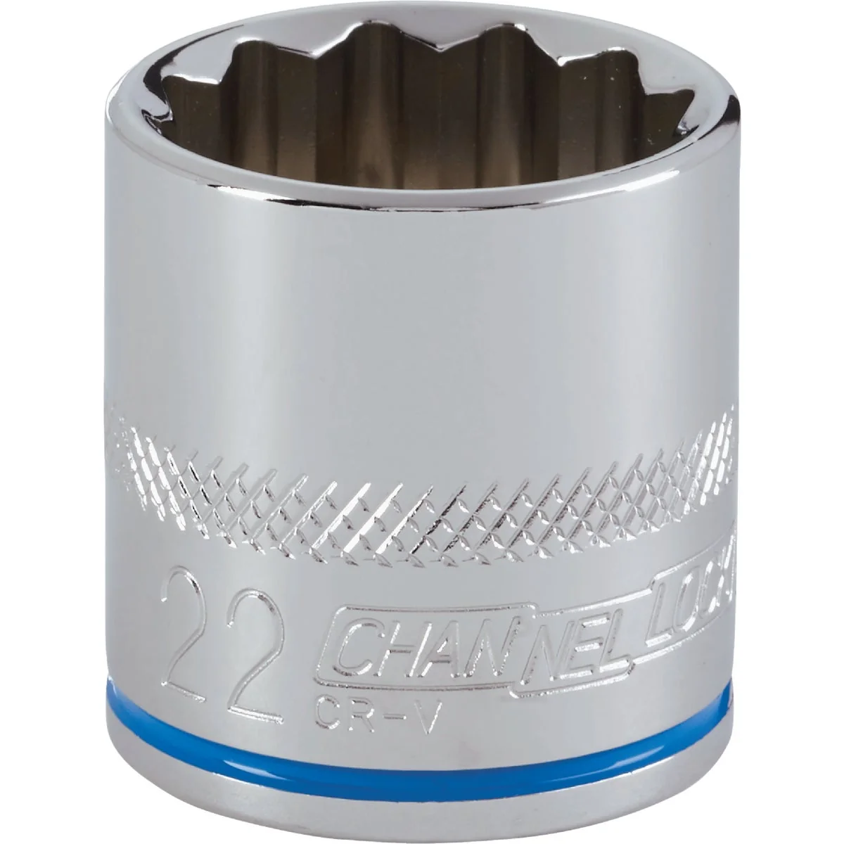 Stylish Channellock 3 8 In. Drive 22 mm 12-Point Shallow Metric Socket Breathable