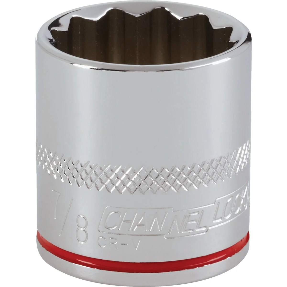 Premium Material Channellock 3 8 In. Drive 7 8 In. 12-Point Shallow Standard Socket Contemporary